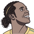 وکتور EPS بازیکن فوتبال رونالدینیو